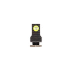 Night Fision Ready Stealth Night Sight Set Glock 17/19/34 w/ RMR/507c/508t Yellow Front Blank Rear Sight Black Nitride