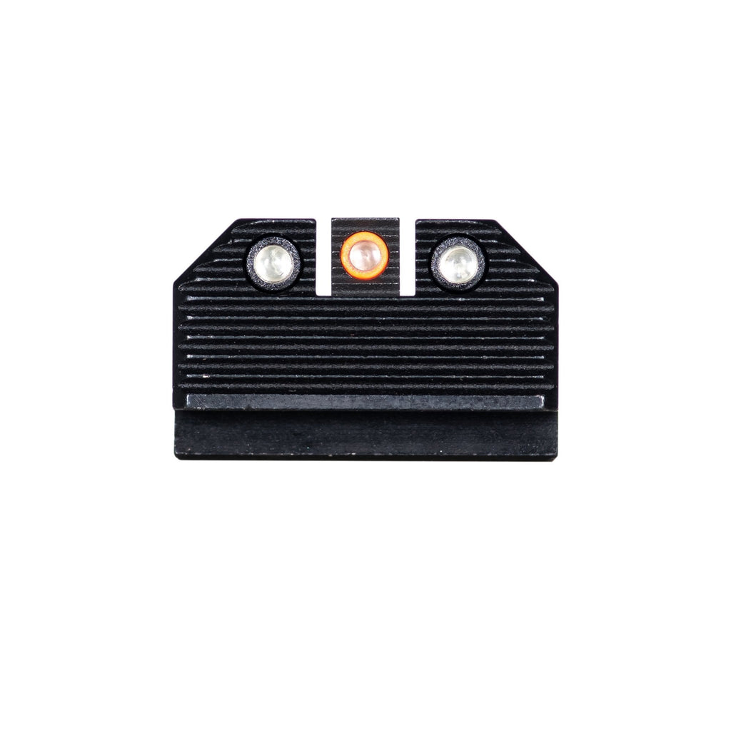 Night Fision Ready Stealth Night Sight Set Glock 43/43x w/ 507k Orange Front Black Nitride