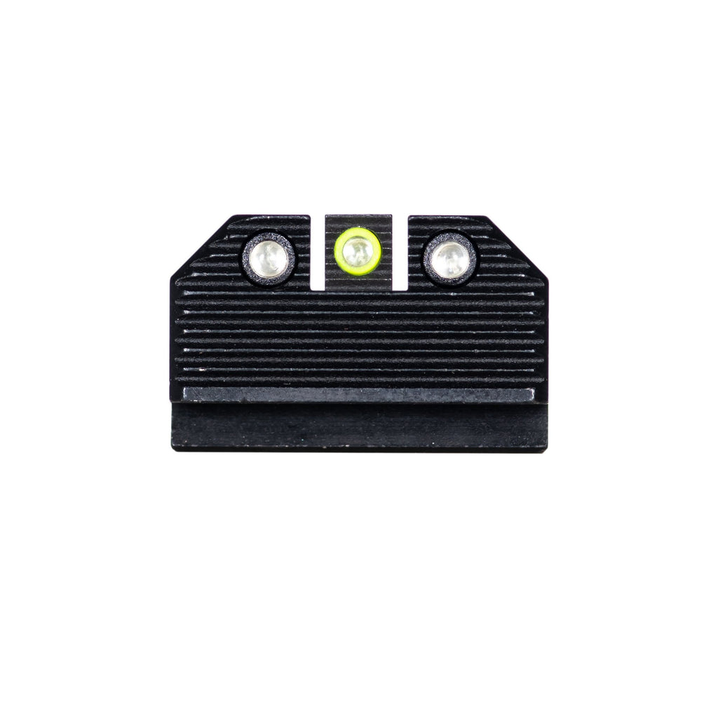Night Fision Ready Stealth Night Sight Set Glock 43/43x w/ 507k Yellow Front Black Nitride