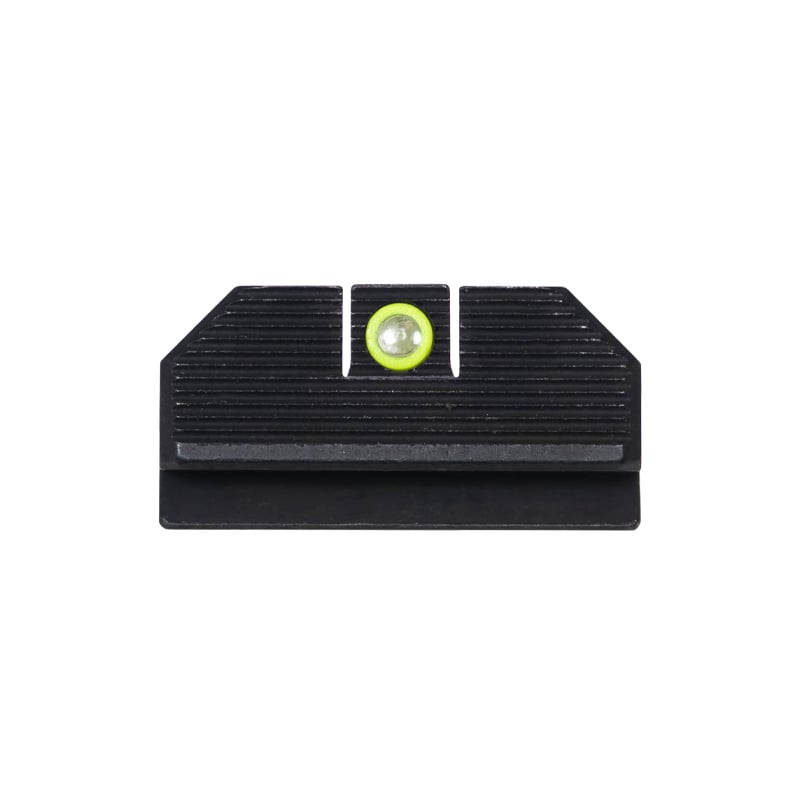 Night Fision Ready Stealth Night Sight Set Ruger Max 9 Yellow Front Blank Rear Sight Black Nitride