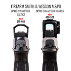 Night Fision Ready Stealth Night Sight Set S&W M&P w/ RMR/507c/SRO Orange Front Black Nitride