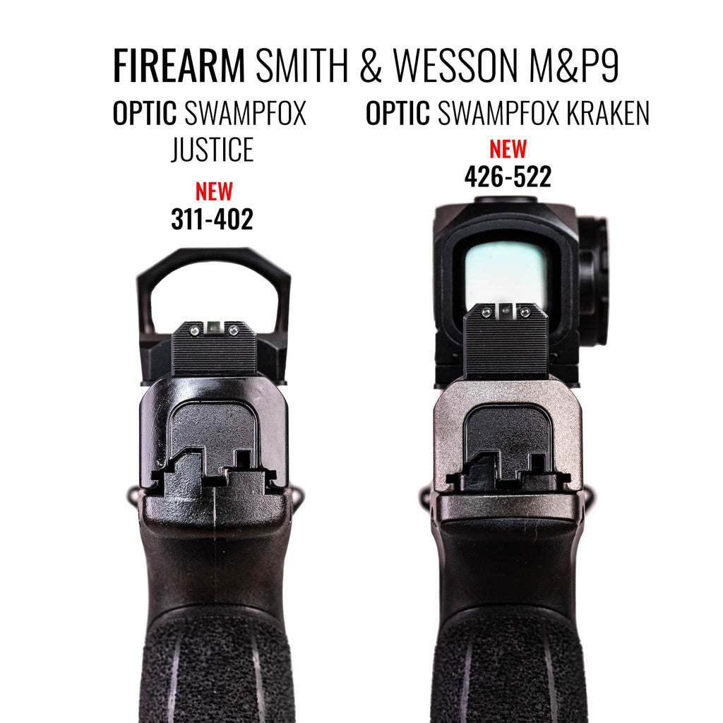 Night Fision Ready Stealth Night Sight Set S&W M&P w/ RMR/507c/SRO Yellow Front Black Nitride