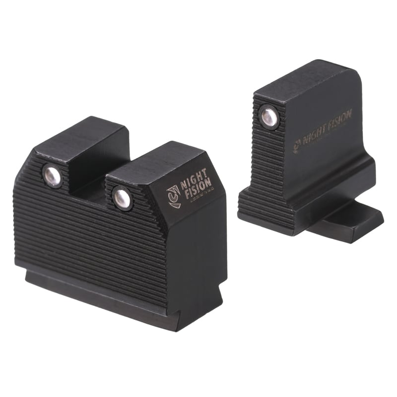 Night Fision Ready Stealth Night Sight Set Sig P320 w/ DPP/509t/Acro Black Front Black Nitride