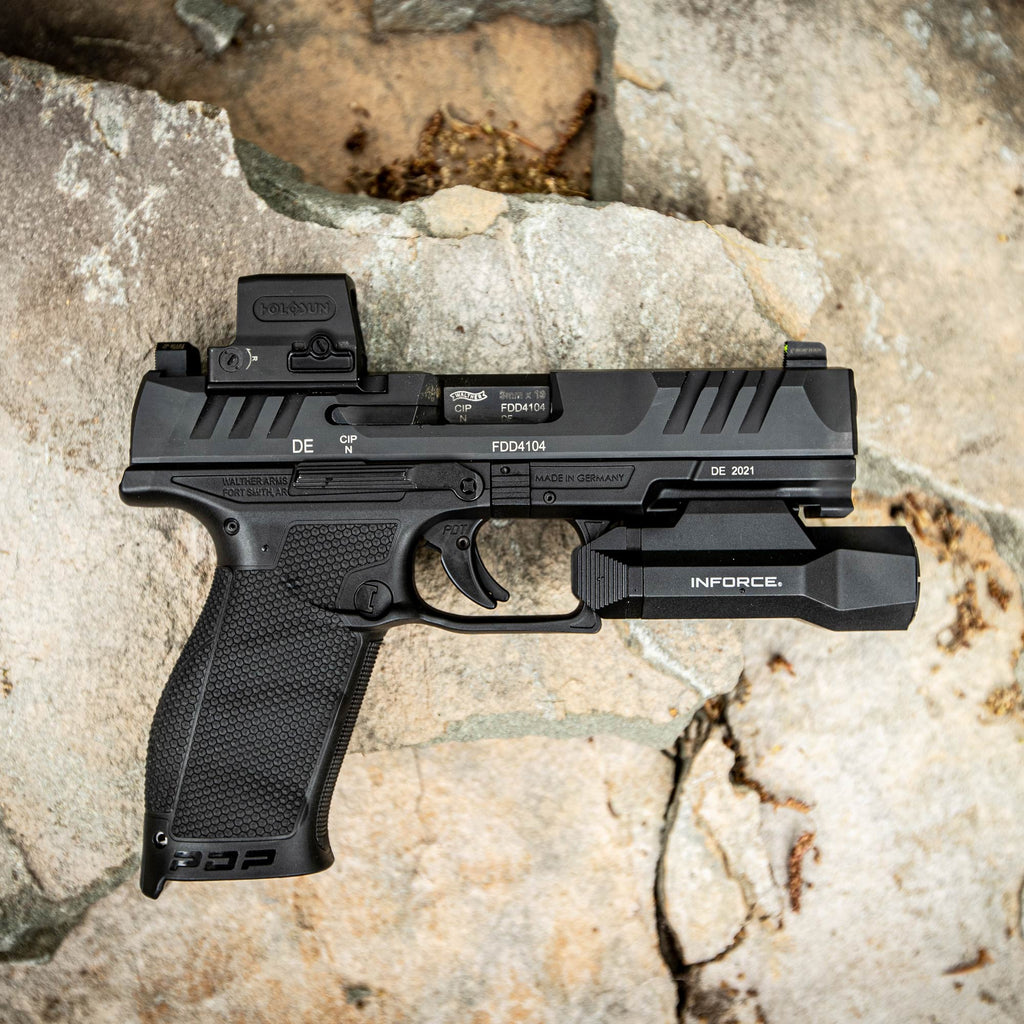 Night Fision Ready Stealth Night Sight Set Walther PDP/PPQ w/ RMR/507c/508t Orange Front Black Nitride