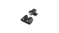 Night Fision Night Sight Set Sig P320/P365 White Front U Notch White Rings #8 Rear Black Nitride