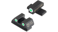Night Fision Night Sight Set Sig P320/P365 White Front White Rings #8 Rear Black Nitride