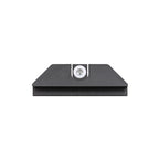 Night Fision Night Sight Set Glock 17/19/34 White Front U Notch Blank Rear Black Nitride