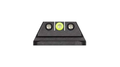 Night Fision Night Sight Set Walther PPQ/PDP/PPQ M2 Yellow Front Black Nitride