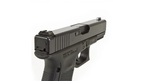 Night Fision Night Sight Set Glock 17/19/34 White Front U Notch Blank Rear Black Nitride