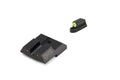 Night Fision Night Sight Set CZ P-07/P-09 Yellow Front U Notch Rear Black Nitride