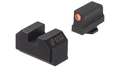 Night Fision Ready Stealth Night Sight Set Glock 43/43x w/ 507k Orange Front Blank Rear Sight Black Nitride