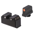 Night Fision Ready Stealth Lower 1/3rd Night Sight Set Glock 17/19/34 w/ RMR/507c/508t Orange Front Black Nitride