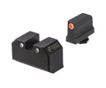 Night Fision Ready Stealth Lower 1/3rd Night Sight Set Walther PDP/PPQ w/ RMR/507c/508t Yellow Front Black Nitride