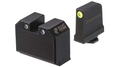 Night Fision Ready Stealth Night Sight Set Walther PDP/PPQ w/ DPP/509t/Acro Yellow Front Black Nitride