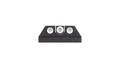 Night Fision Night Sight Set Mossberg MC1sc/MC2/MC2c White Front U Notch White Rear Rings Black Nitride