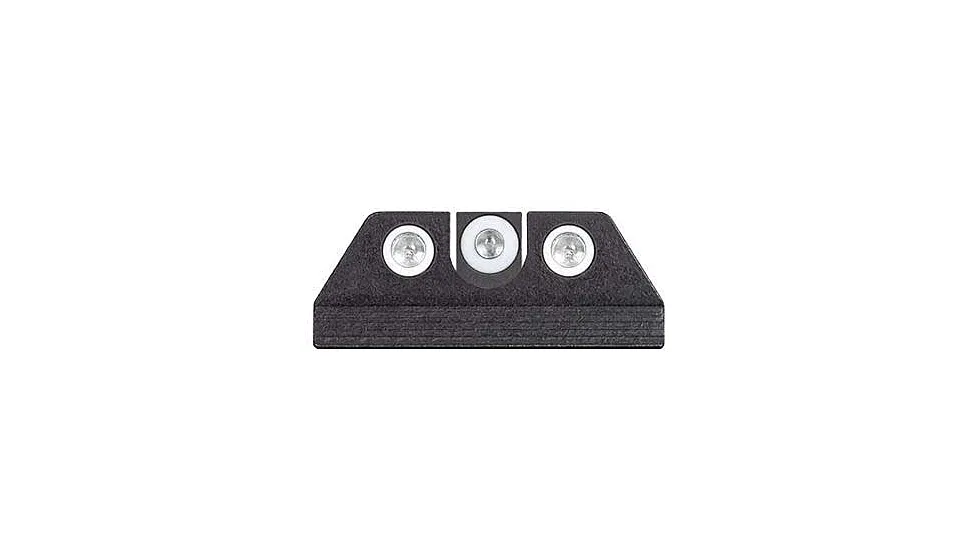Night Fision Night Sight Set Mossberg MC1sc/MC2/MC2c White Front U Notch White Rear Rings Black Nitride