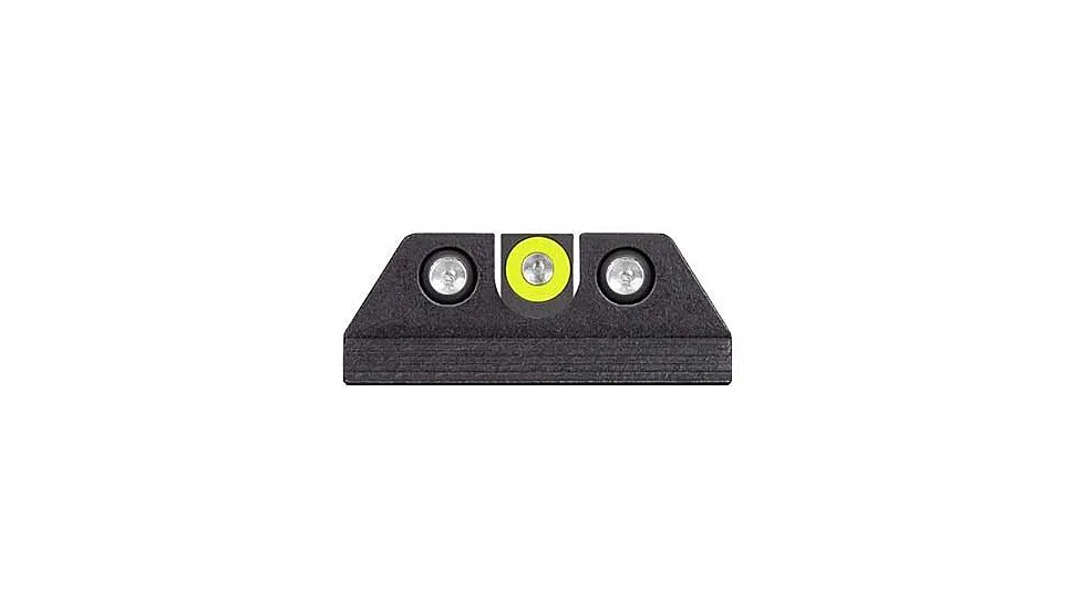 Night Fision Night Sight Set Mossberg MC1sc/MC2/MC2c Yellow Front U Notch Rear Black Nitride