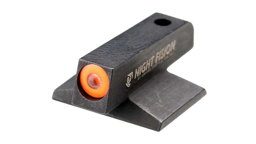 Night Fision Front Sight 1911 Orange Front Black Nitride