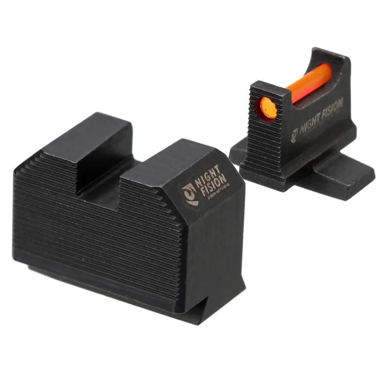 Night Fision Sight Set Smith & Wesson M&P 2.0 w/ RMR/507c/SRO Red Front Black Nitride