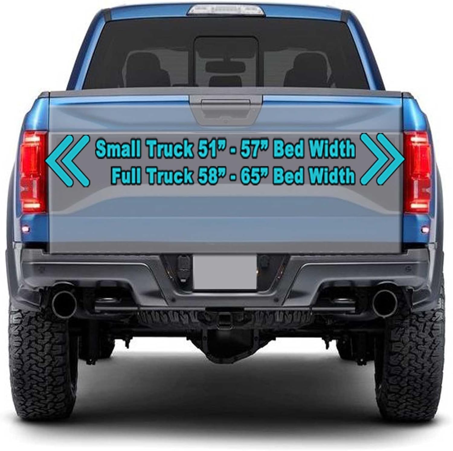 Portable Truck Bed Liner Compact/Small Truck (Long Bed) Bed Liner/Tarp Combo 82" - 88"