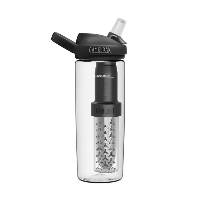 Camelbak eddy+ Filtered by LifeStraw Hydration Bottle 20oz Tritan® Renew Clear