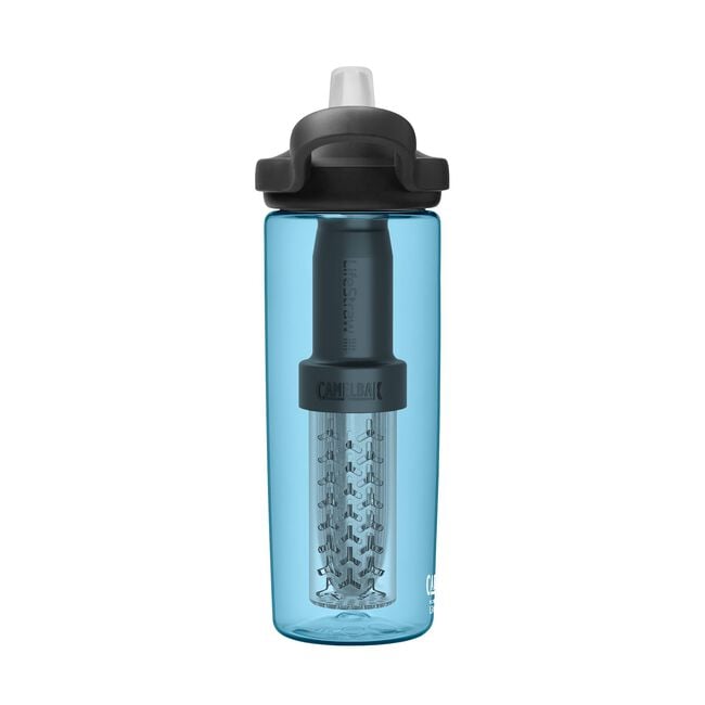 Camelbak eddy+ Filtered by LifeStraw Hydration Bottle 20oz Tritan® Renew True Blue
