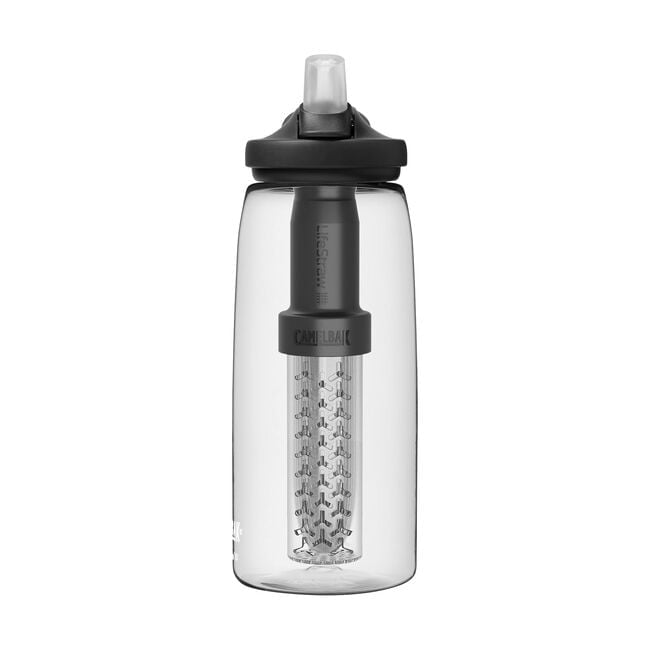 Camelbak eddy+ Filtered by LifeStraw Hydration Bottle 32oz Tritan® Renew Clear