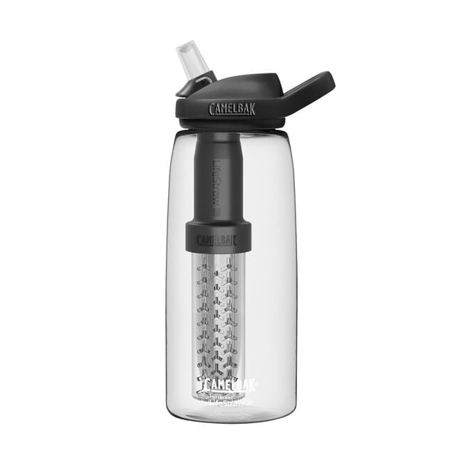 Camelbak eddy+ Filtered by LifeStraw Hydration Bottle 32oz Tritan® Renew Clear