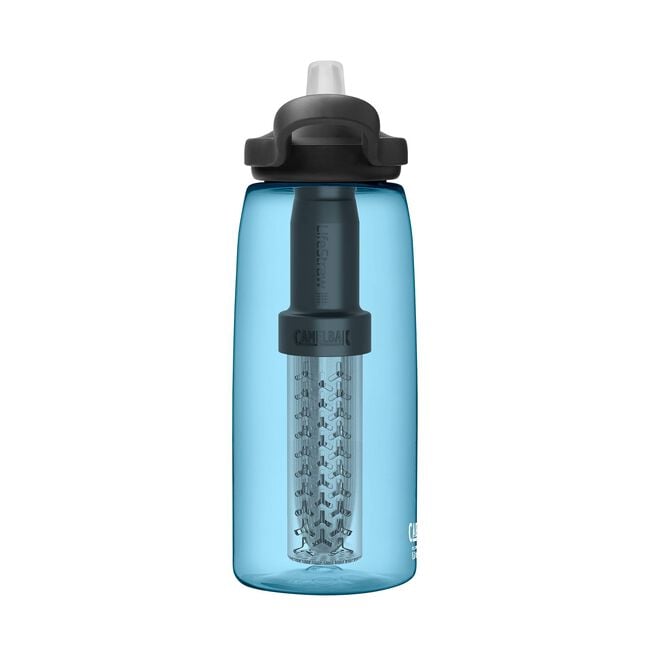 Camelbak eddy+ Filtered by LifeStraw Hydration Bottle 32oz Tritan® Renew True Blue