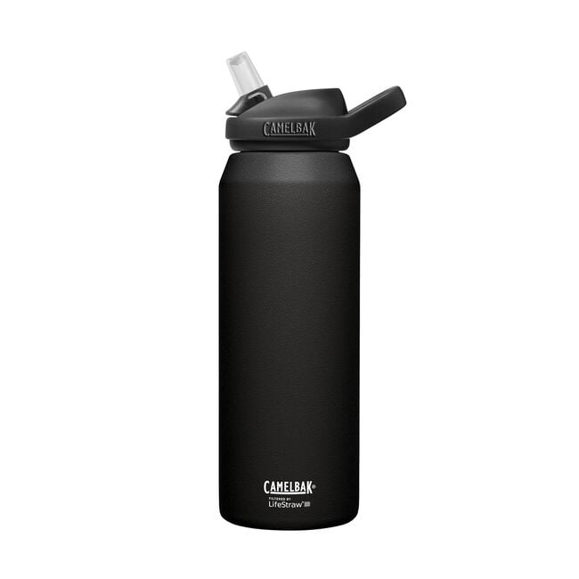 Camelbak eddy+ Filtered by LifeStraw Hydration Bottle 32oz Vacuum Insulated Stainless Steel Black
