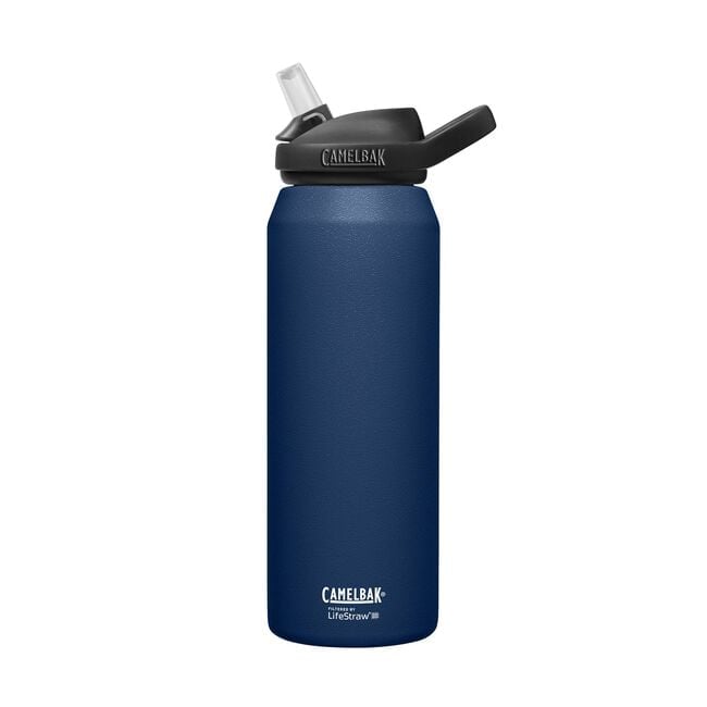 Camelbak eddy+ Filtered by LifeStraw Hydration Bottle 32oz Vacuum Insulated Stainless Steel Navy