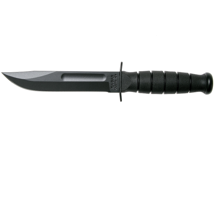KA-BAR Short Fixed Blade Knife 5.25" Clip Point Plain Edge