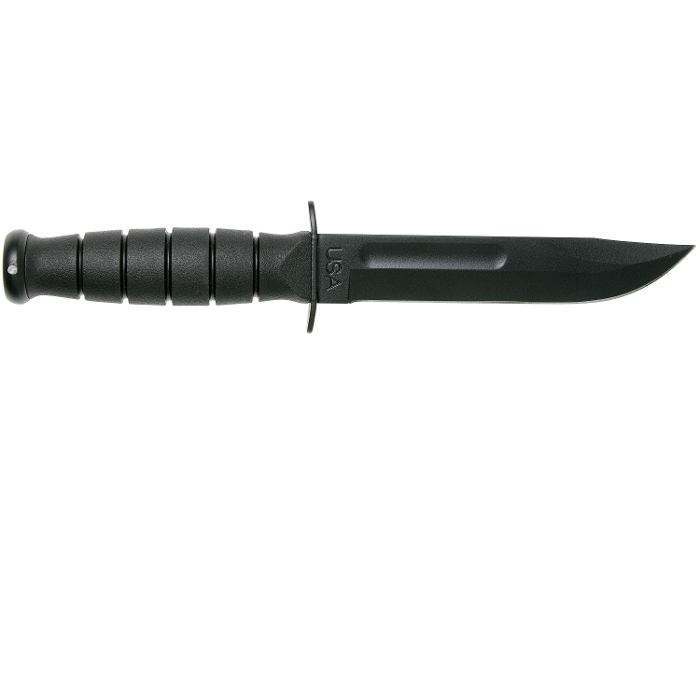 KA-BAR Short Fixed Blade Knife 5.25" Clip Point Plain Edge
