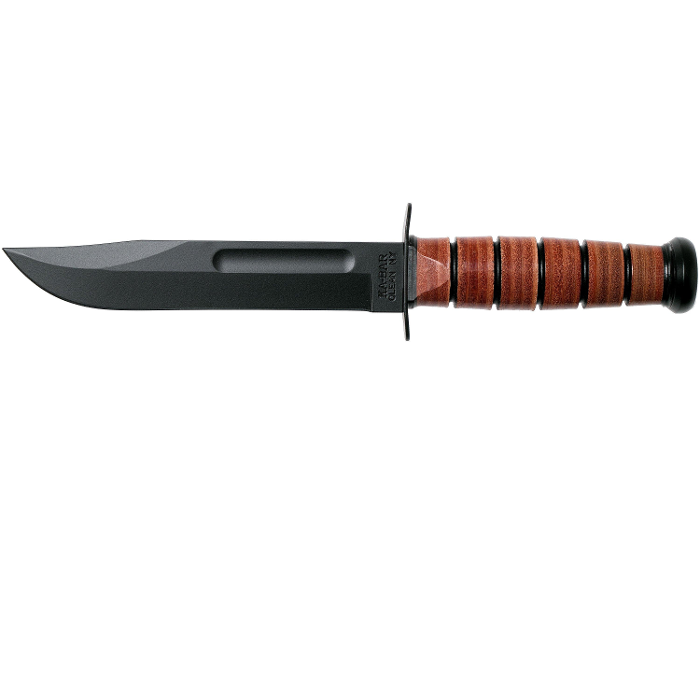 KA-BAR Single Mark Utility Fixed Blade Knife 7" Clip Point Plain Edge