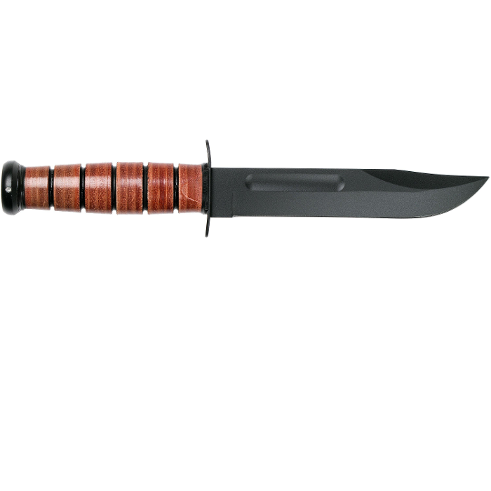KA-BAR Single Mark Utility Fixed Blade Knife 7" Clip Point Plain Edge