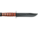 KA-BAR Single Mark Utility Fixed Blade Knife 7" Clip Point Plain Edge