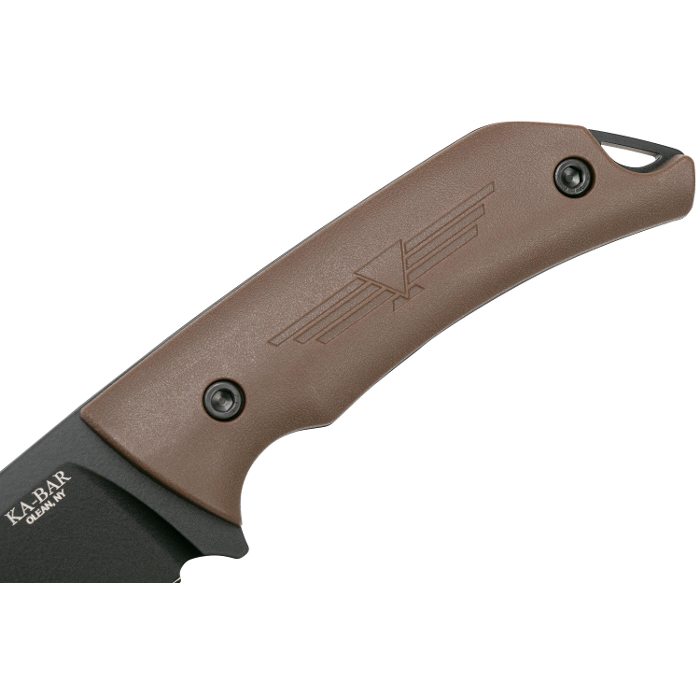 KA-BAR Jarosz Camp Turok Fixed Blade Knife 8" Drop Point Plain Edge