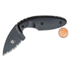 KA-BAR TDI Law Enforcement Fixed Blade Knife 2.313" Drop Point Serrated