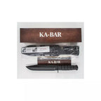 KA-BAR Fighter Fixed Blade Knife 8" Clip Point Plain Edge