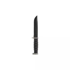KA-BAR D2 Extreme Fighting/Utility Fixed Blade Knife 7" Clip Point Plain Edge