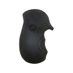 Pachmayr Diamond Pro Series Revolver Round Butt Grips Taurus Public Defender Polymer Frame Rubber Black
