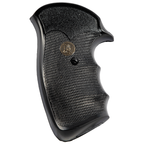 Pachmayr Gripper Grips with Finger Grooves Ruger Security Six, Service Six Rubber Black