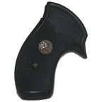 Pachmayr Compac Professional Round Butt Grips S&W 10 K-Frame, 11 K-Frame Rubber Black