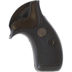 Pachmayr Compac Professional Round Butt Grips S&W 10 K-Frame, 11 K-Frame Rubber Black