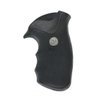 Pachmayr Gripper Decelerator Square Butt Grips with Finger Grooves S&W 20 N-Frame, 21 N-Frame Rubber Black