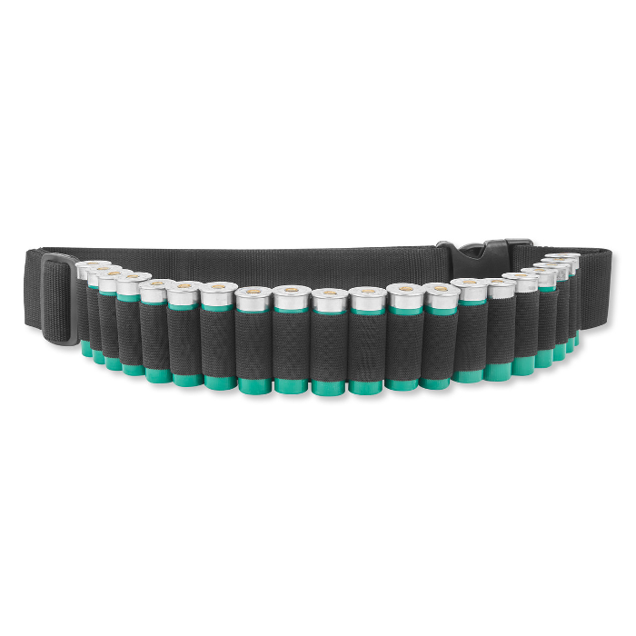 Bulldog Cases Adjustable Shotgun Ammo Belt 20 Rounds ?Nylon Black