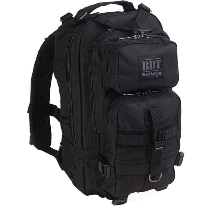 Bulldog Cases Compact Back Pack Nylon Black