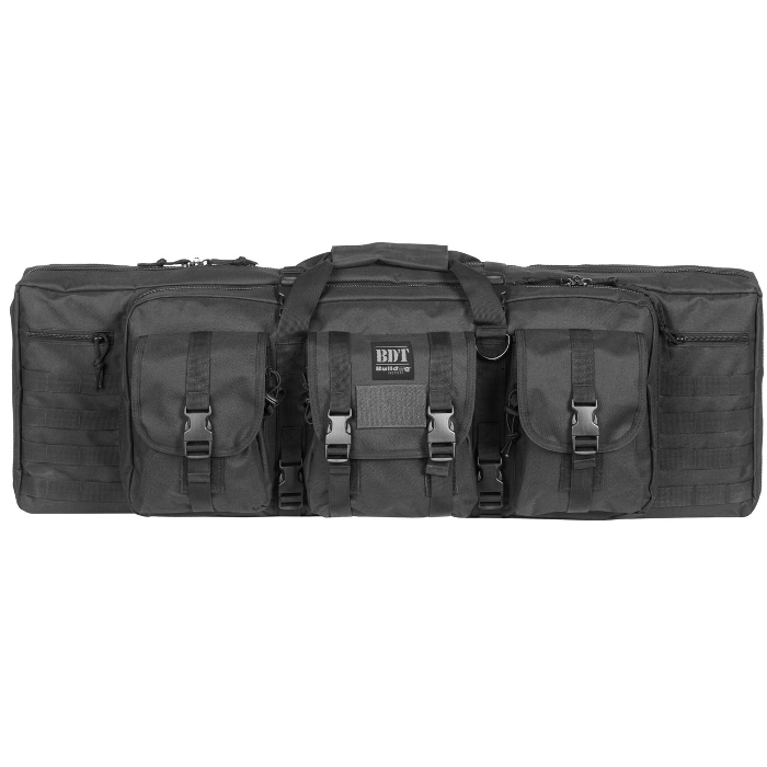 Bulldog Cases Deluxe Tactical Rifle Case 34" Endura Polyester Fabric Black
