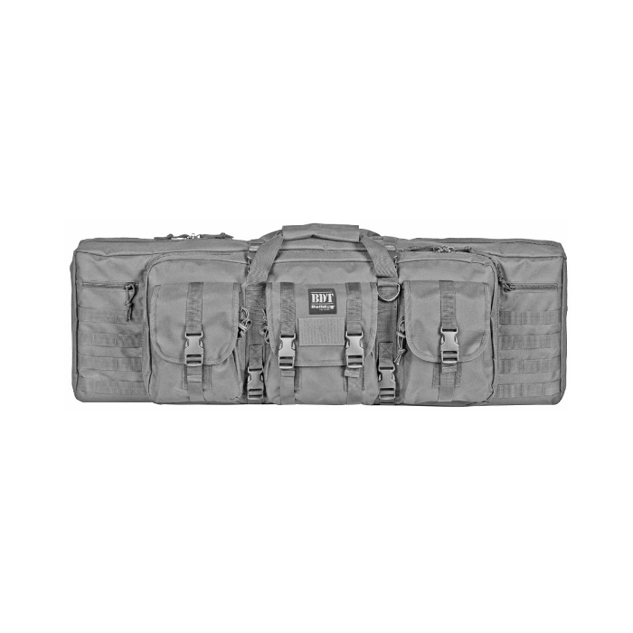 Bulldog Cases Deluxe Tactical Rifle Case 34" Nylon Seal Gray