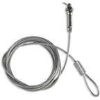 Bulldog Cases Deluxe Security Cable Silver
